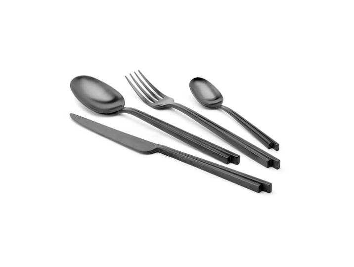 Serax Set de couverts Dune 24 pièces coffret cadeau Black