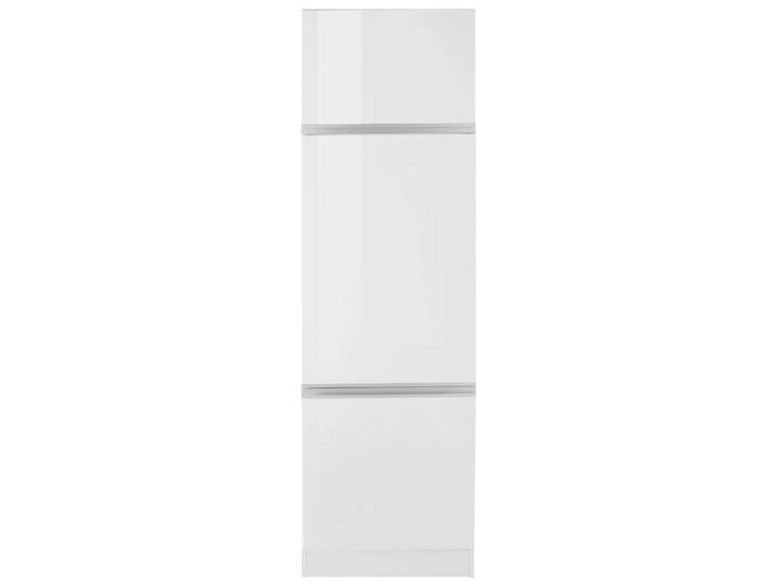 Kühlumbauschrank KOCHSTATION KS-Ohio , weiß (weiß hochglanz, weiß), B:60cm H:200cm T:60cm, Schränke, Kühlumbauschrank