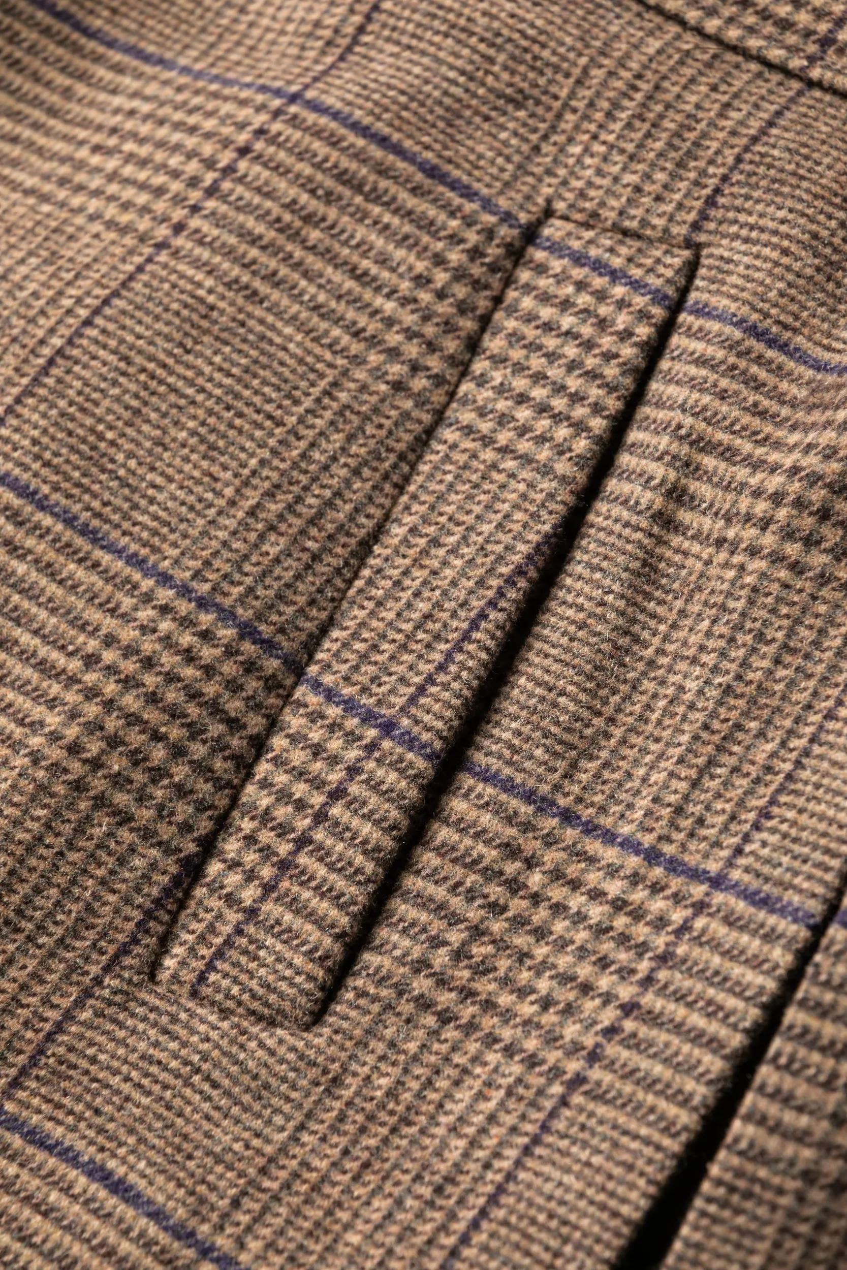 Joop! Jackenblazer JOOP "Juna", Damen, Gr. 36, open beige, Blazer Jackenblazer, mit Glencheck-Muster open beige 36