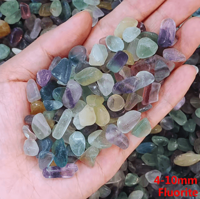 Inspire Picks Natural Quartz Crystal Stone Chips Healing Gravel For Aquarium & Home Decor fluorite 20g