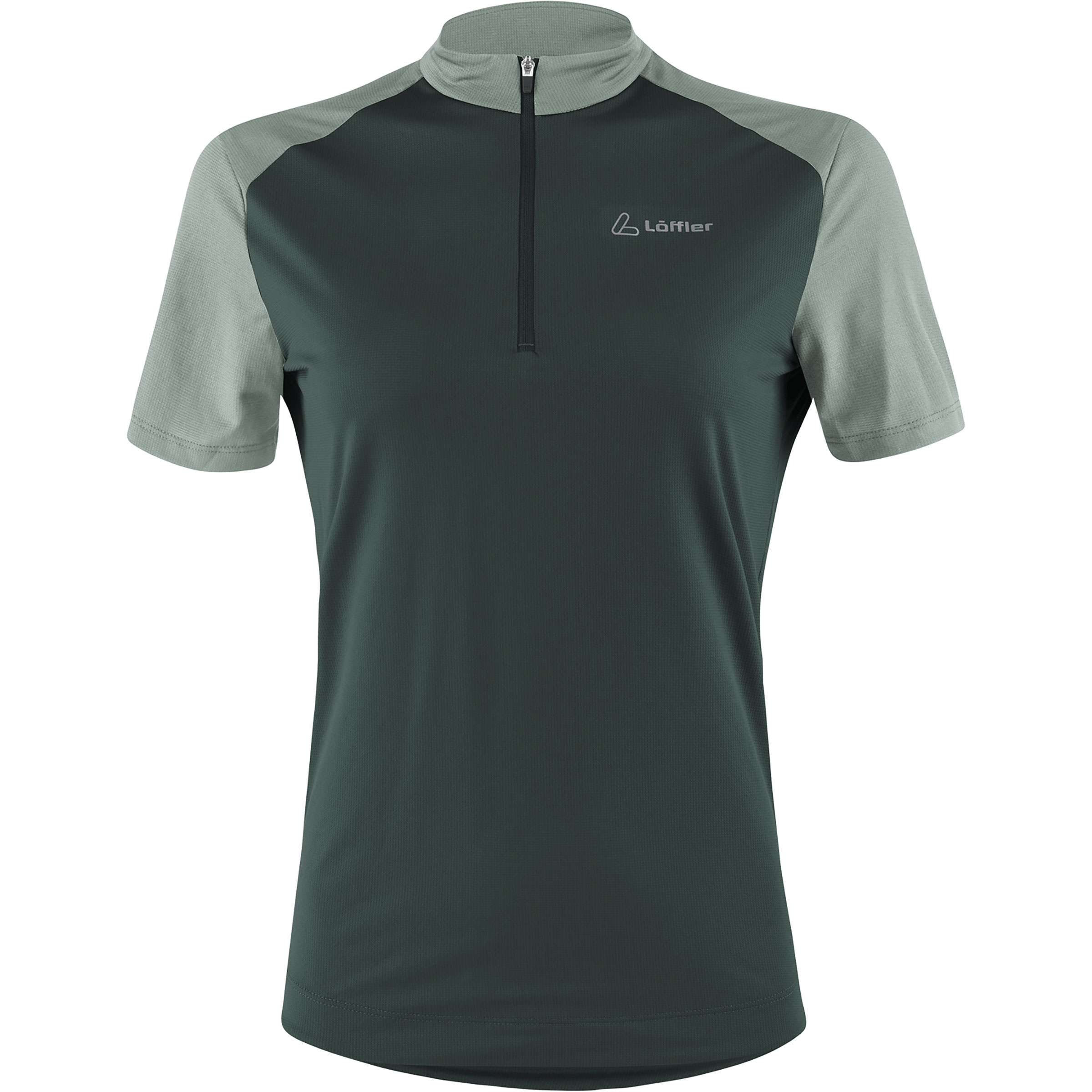 Löffler Purana Half Zip Trikot Damen Radtrikots gruen Größe XL Commuting | Gravel Schnell trocknend