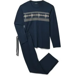 Tchibo - Pyjama - Herren - Gr. XXL - weiß/print