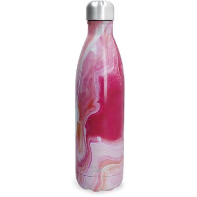 Isolierflasche S'WELL "S'well Topaz", rosa (rose agate), H:31cm, Edelstahl, Trinkflaschen, Isolierflasche, 750 ml