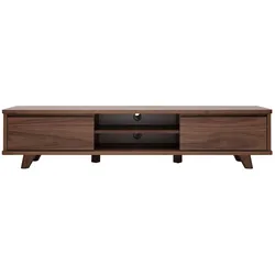 Vintage TV-Möbel Nussbaum B180 cm FIFTIES