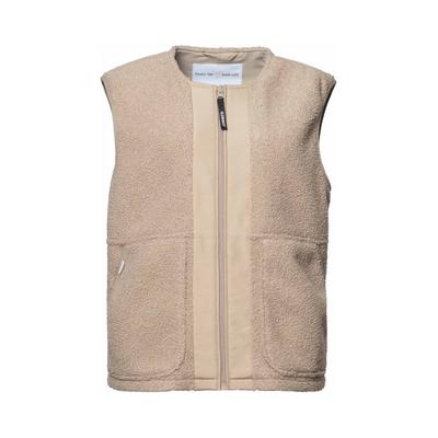 Funktionsweste KLEINIGKEIT "Kleinigkeit Teddy Wittler Vest", Damen, Gr. M, beige (sweet caramel), 100% Polyester, Westen Funktionsweste