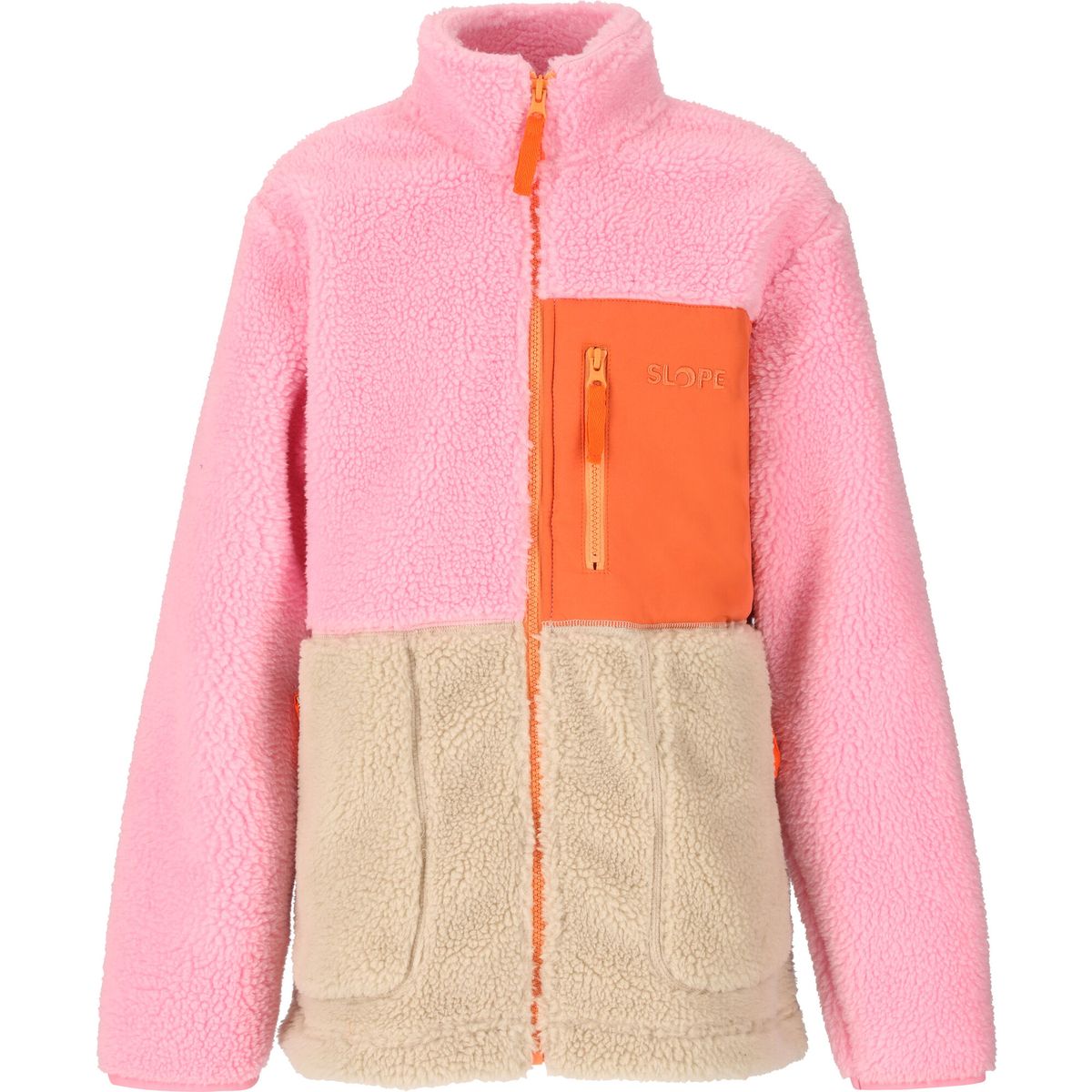 Slope Katau Jr. Teddy Fleece Jacket prism pink (4047) 12/152 SL263617-4047-12/152