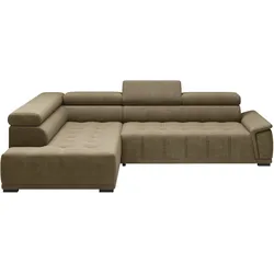 Ecksofa Gremio Links Taupe