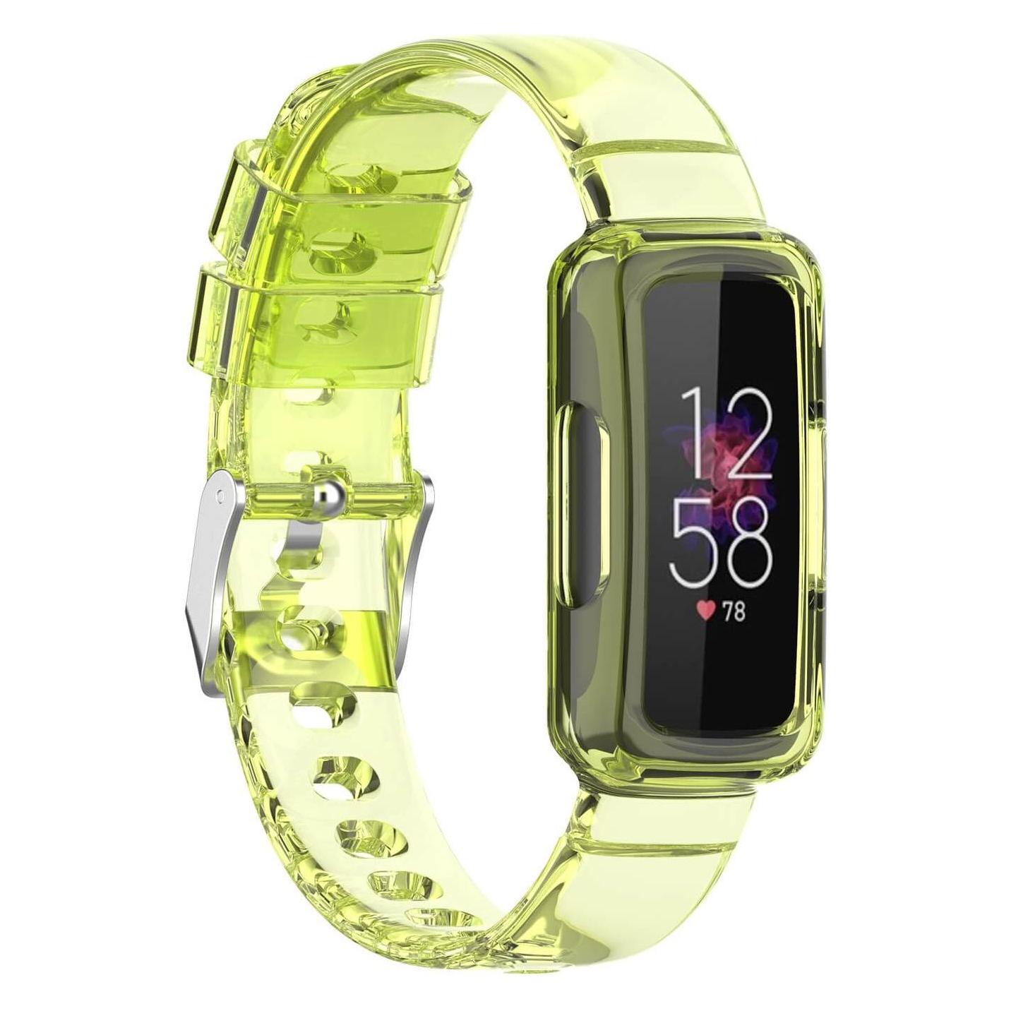 Cover-Discount Fitbit Inspire 3 - Sportarmband mit Displayschutz gelb (Silikon) (SYA002087801E)