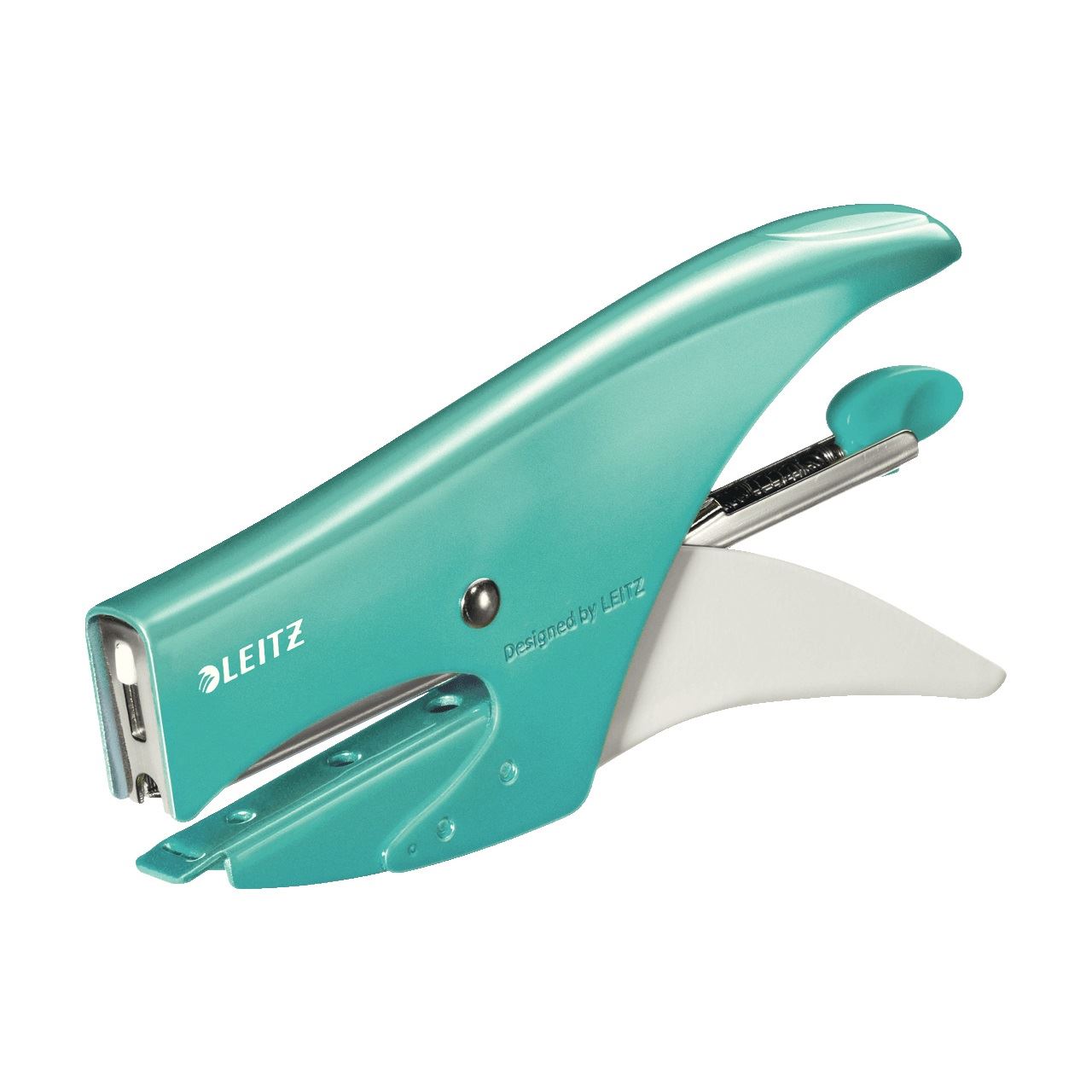 LEITZ Heftzange 5531 WOW eisblau-metallic