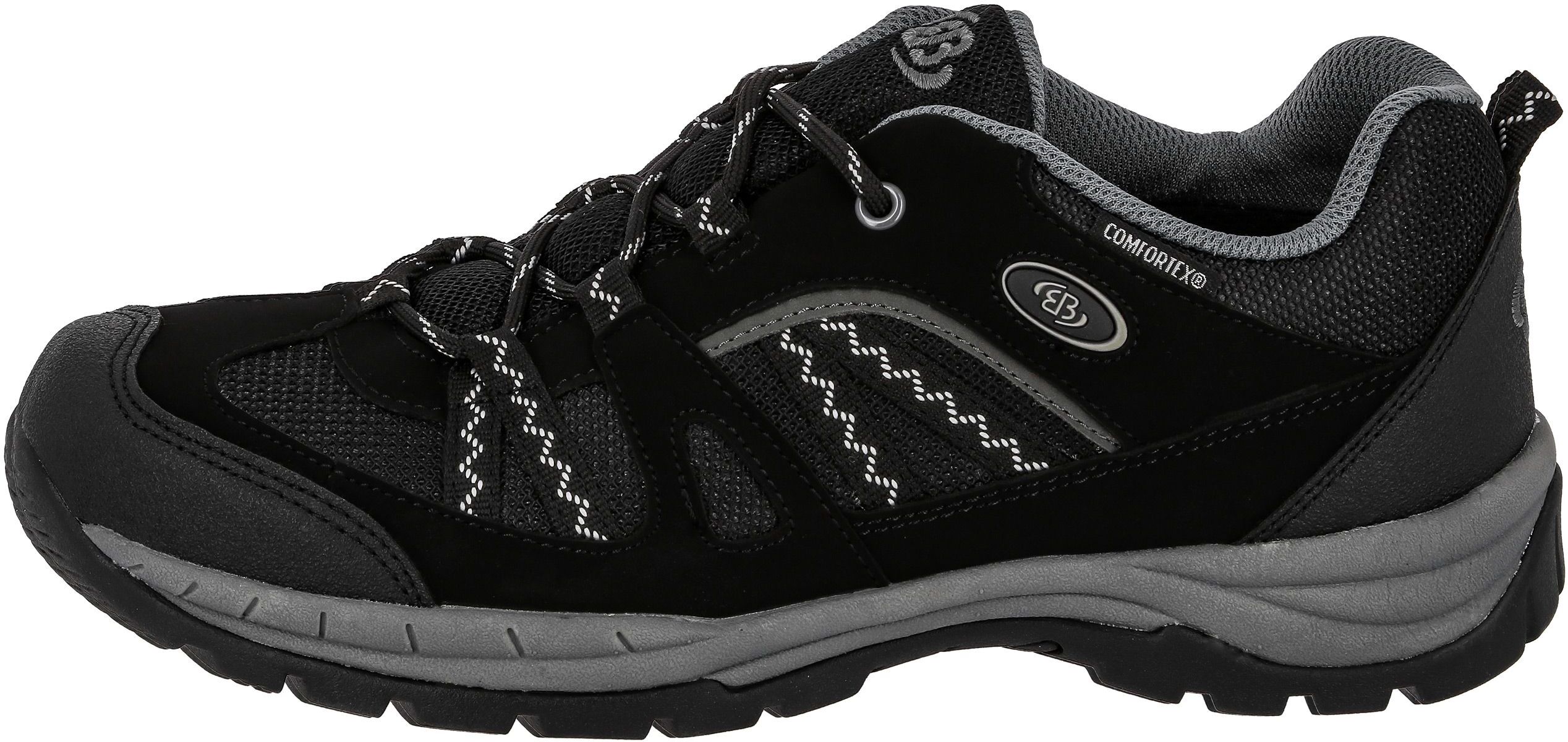 Outdoorschuh BRÜTTING "Outdoorschuh Fresno", Herren, Gr. 40, Textil, schwarz, Synthetik, Schuhe Outdoorschuh schwarz 40, Textil