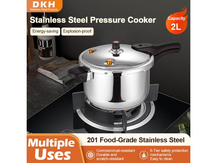Liantong 2L Mini autocuiseur en acier inoxydable certifié CE antidéflagrant cuisson rapide économie d'énergie riz et aliments ustensiles de cuisine