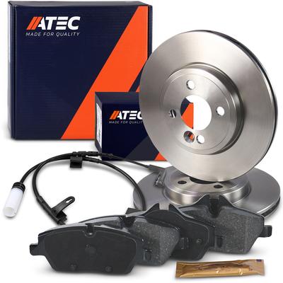 Atec Bremsscheiben +Bremsbeläge +VWK Vorderachse [Hersteller-Nr. 40578544] für Mini