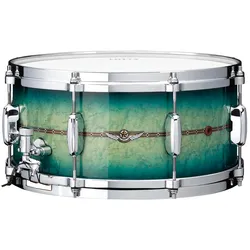 Tama TMS1465S-CBT STAR Maple Factory Vault Snare Drum 1 4" x 6,5" - Cerulean Bir... - Snare Drum