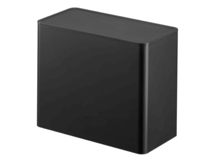 YAMAZAKI 6906 TOWER Coffee Filter Case\, black\, Polypropylene\, 18.4 x 9.2 x 15.4 cm