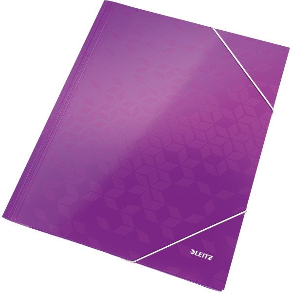 Leitz Wow Elastikmappe   Lilla