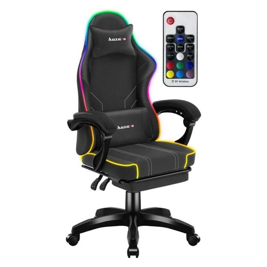 Huzaro Fotel gamingowy Force 3.7 RGB Black (HZ-FORCE 3.7 RGB BLACK)