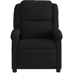 vidaXL Massage-Relaxsessel, schwarzer Samt
