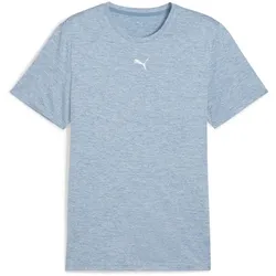 PUMA Tad Essentials Heather Small Cat Trainingsshirt Herren 34 - cool blue heather XXL