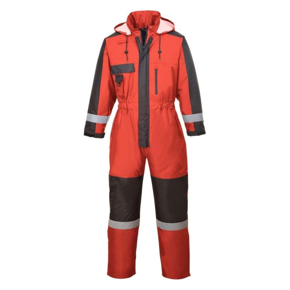 Portwest Herren Winter Arbeitsoverall -40 °C Kälteschutz Rot L (L, 1x) (S585RERL)