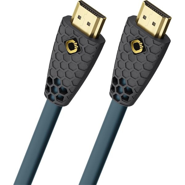 OEHLBACH Flex Evolution 48 Gbit/s Stecker Gerade HDMI auf HDMI Typ A (Standard) 1,5 m (Anthrazit, Blau, Farbe Petrol) 92601