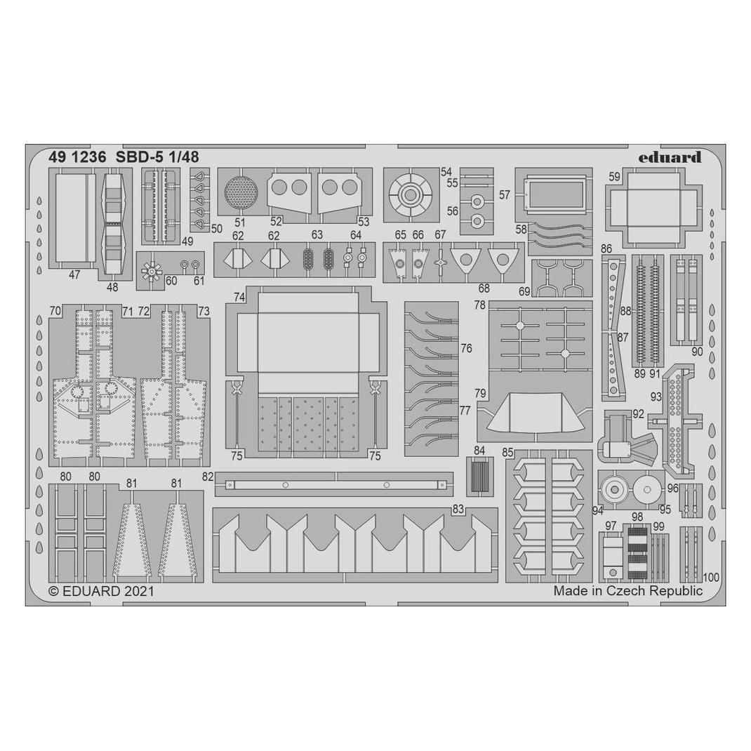 Eduard SBD-5, for REVELL (491236)