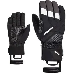 ZIENER Herren Handschuhe GENRIX AS(R) AWglove ski ne, Größe 10 in Schwarz Schwarz