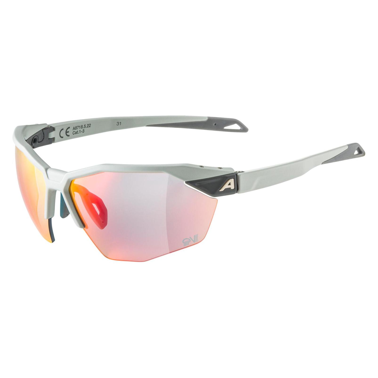 Alpina Twist Six HR QV (Smoke-grey matt, Rainbow) (4003692321077)