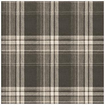 Chesapeake Saranac Dark Brown Flannel Wallpaper - 20.5 x 396 x 0.025