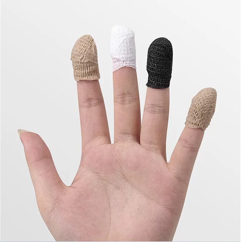INF Protège-doigts de guitare, bandages anti-douleur pour guitaristes Beige 2,5 cm