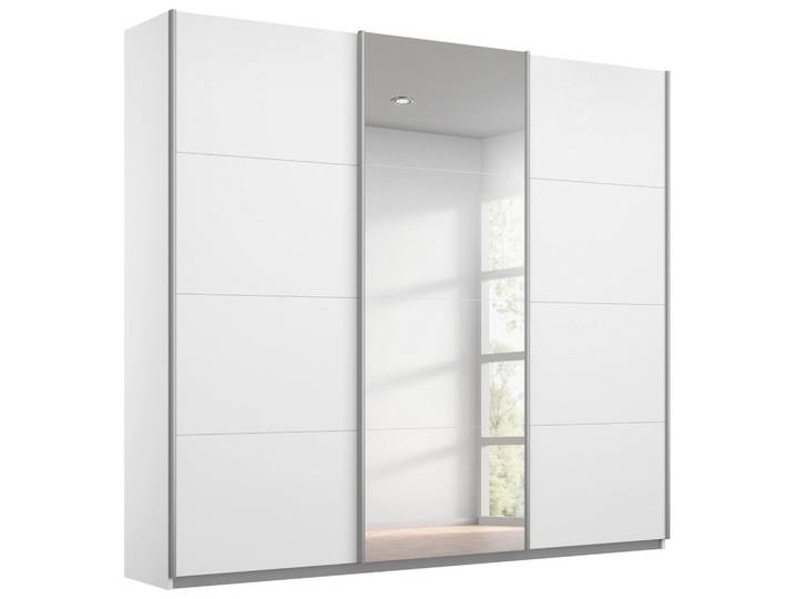 Schwebetürenschrank 203/229/62 cm Weiss