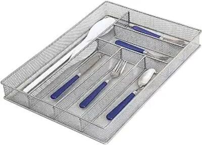 YBM Home Mesh 5-part In-drawer Cutlery, Utensil, and Flatware Organizer