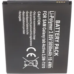 AccuCell Akku Samsung Galaxy Tab Active 3, SM-T570, Smartphone Akku