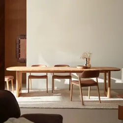 Ausziehbarer Tisch aus massiver Eiche, 8-14 Pers. Mattia