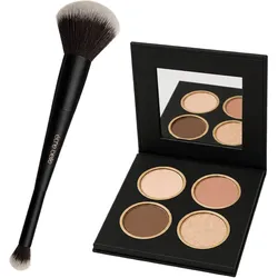 SET - être belle Lidschatten-Palette Velvet Glow (01) & Pinsel