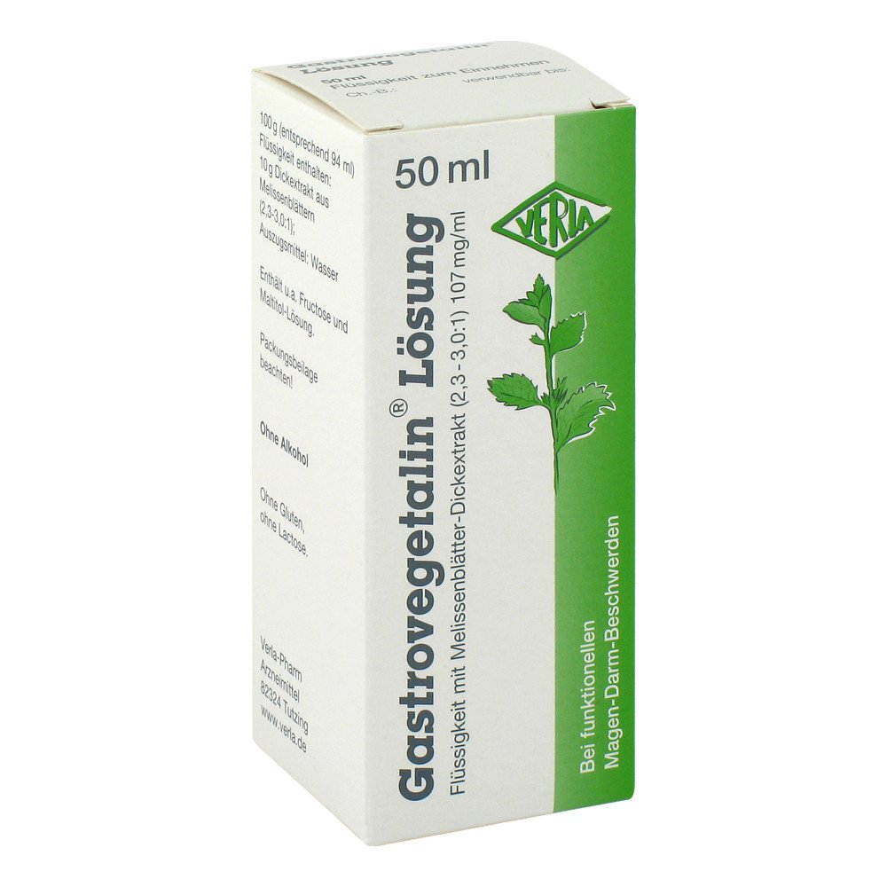 Verla-Pharm Arzneimittel GmbH & Co. KG Gastrovegetalin Lösung 07296682
