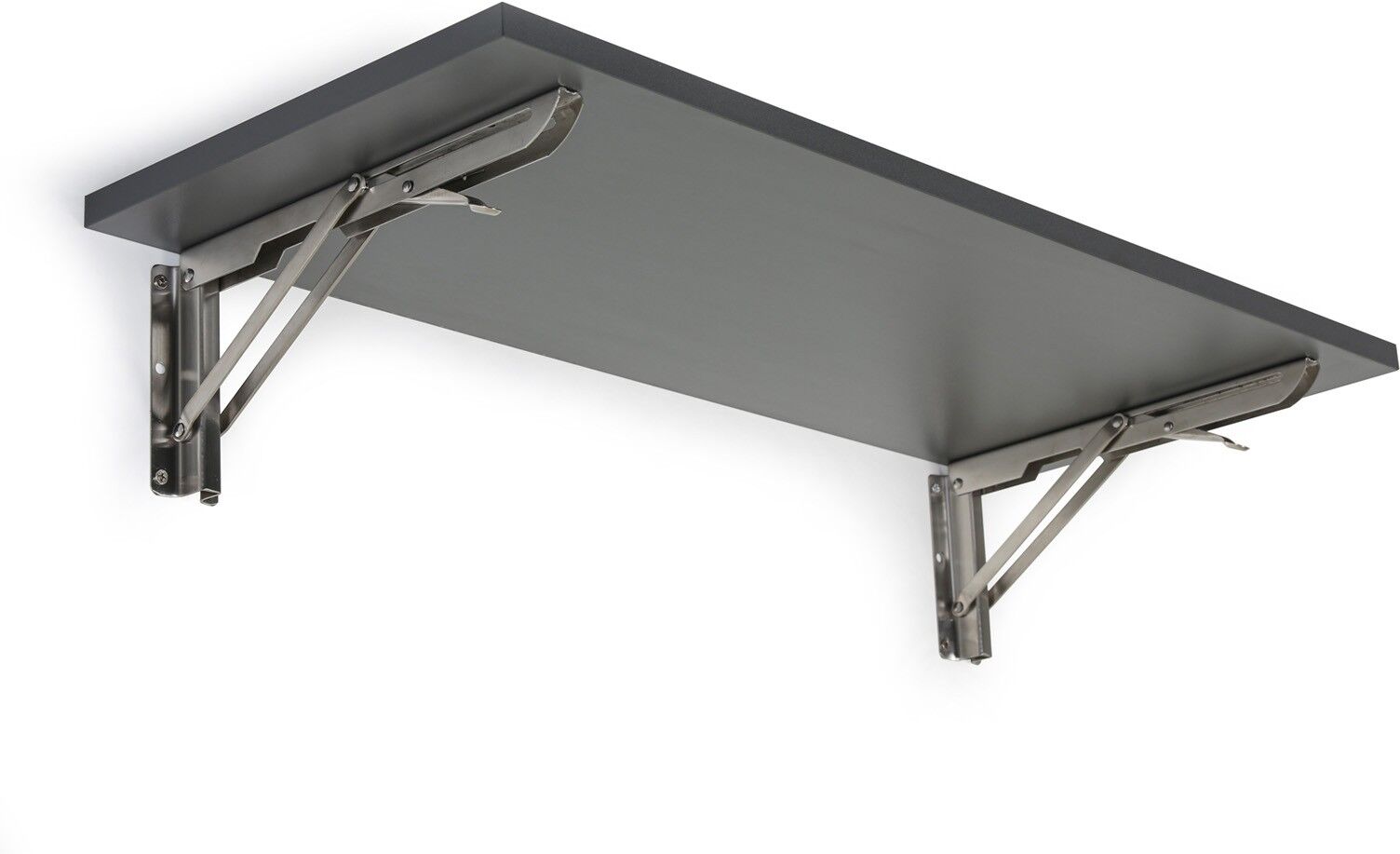 B2B Partner Klappbarer Regalboden, 800 x 520 mm, graphit