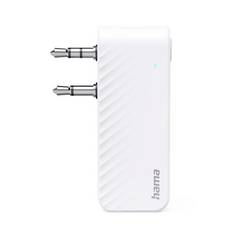 hama 00014171 Bluetooth®-Audio-Transmitter für Flugzeuge und universal, 10h, m. AUX, Weiß