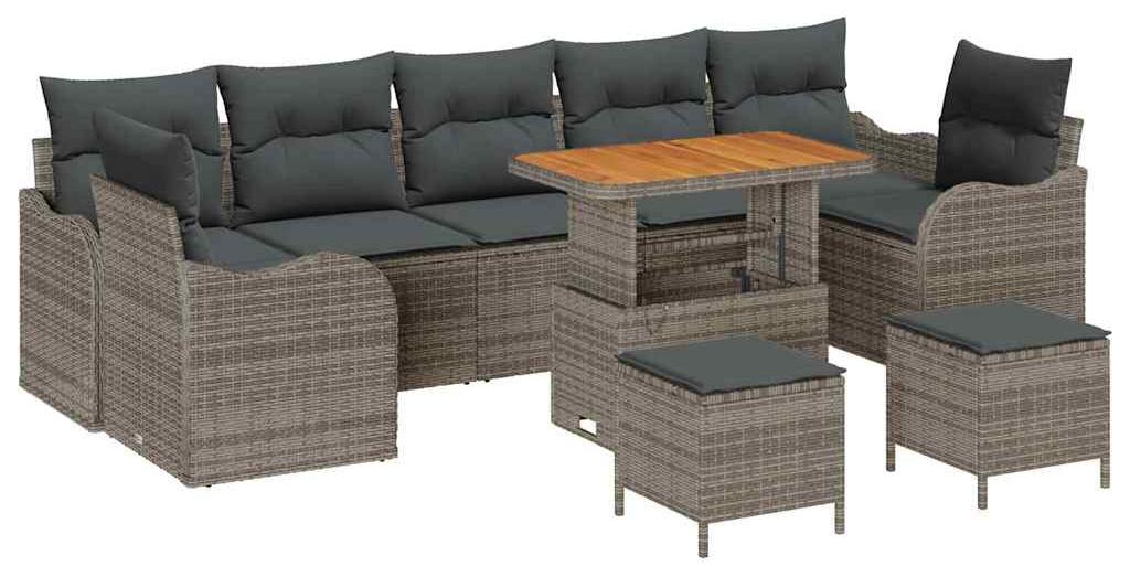 Gartenbank - Terrassenbank - Gartenmöbel - Lounge-Set - Modulare Gartenbank - Witterungsbeständiges Kunstgewebe
