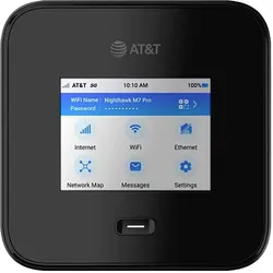 Netgear Nighthawk M7 Pro 5G WiFi 7 Mobile Router, Router, Schwarz