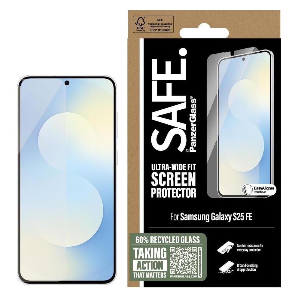 PanzerGlass Safe. (1 Stk., Samsung Galaxy S25 FE) (SA71598)