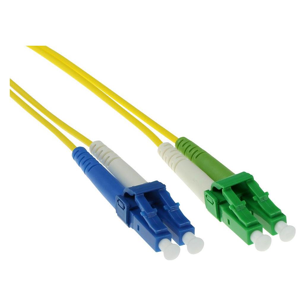 ACT 2 meter LSZH Singlemode 9/125 OS2 fiber patch cable duplex with LC/APC and LC/UPC connectors (2 m) (RL2802)