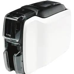 Zebra ZC100 Plastikkartendrucker (300 dpi), Etikettendrucker, Weiss, Schwarz