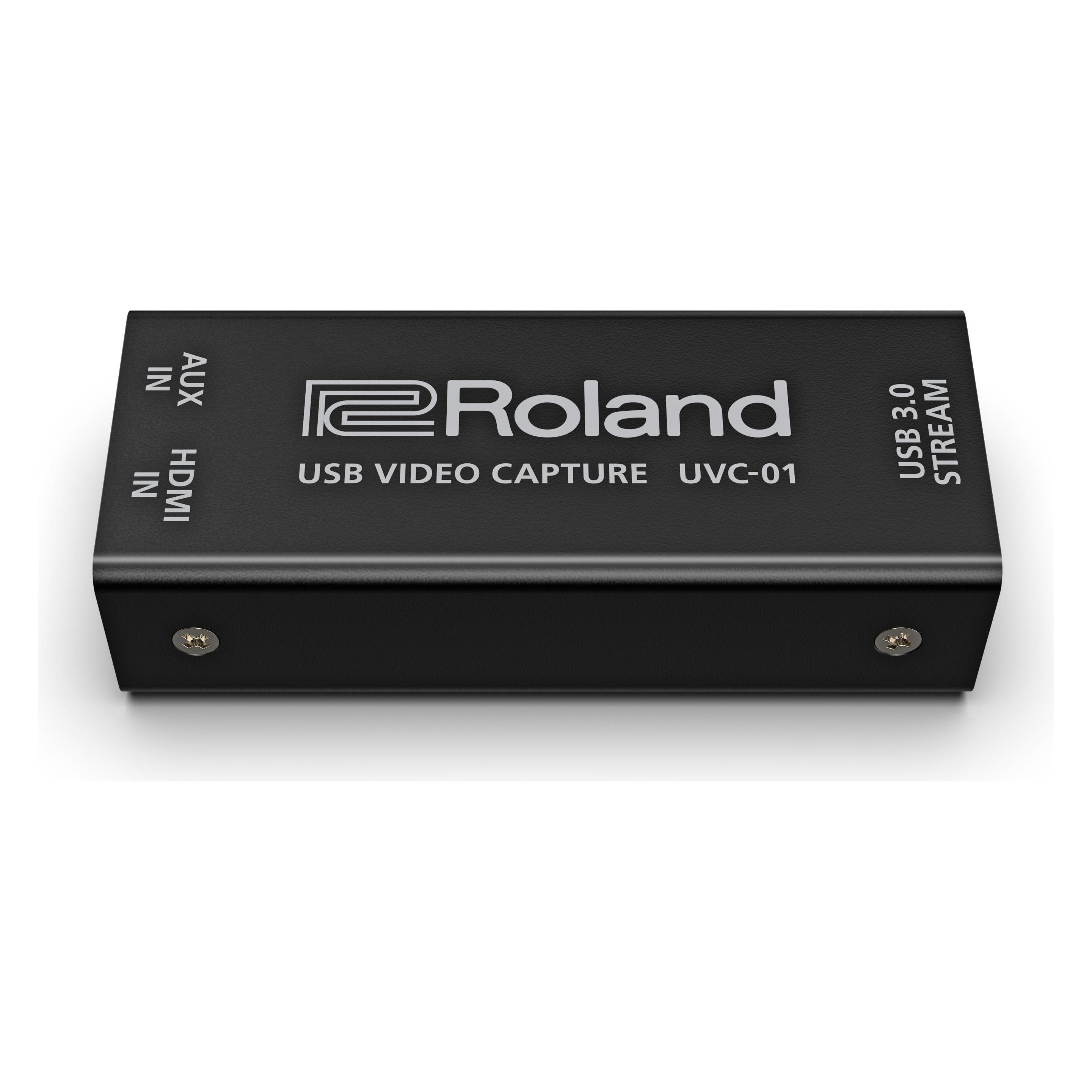 Roland UVC-01 HDMI STREAMING CAPTURE DEVICE, UP TO 1080P/60 USB 3.0 STREAMING W. ANALOG AUDIO INPUT (423921A99)