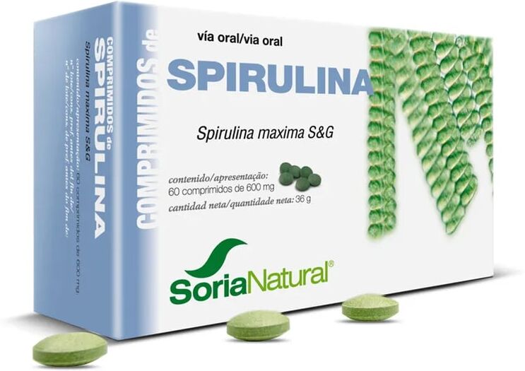 Soria Natural COMPRIMIDOS - SPIRULINA 60 Tabs