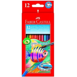 Faber-Castell, Malstifte, Kinder-Aquarellfarbstifte (12x)