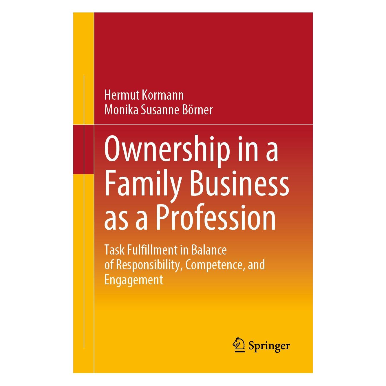 Springer Kormann:Ownership in a Family Business (Englisch, Hardcover, Hermut Kormann, Monika Susanne Börner) (9783658452544)