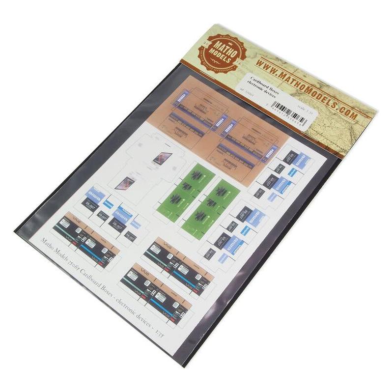 Matho Models Cardboard Boxes - electronic devices (35065)