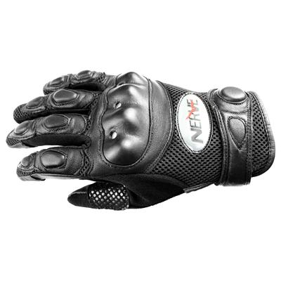 Motorradhandschuhe NERVE "KQ07" Gr. S, schwarz, Handschuhe, S, Leder
