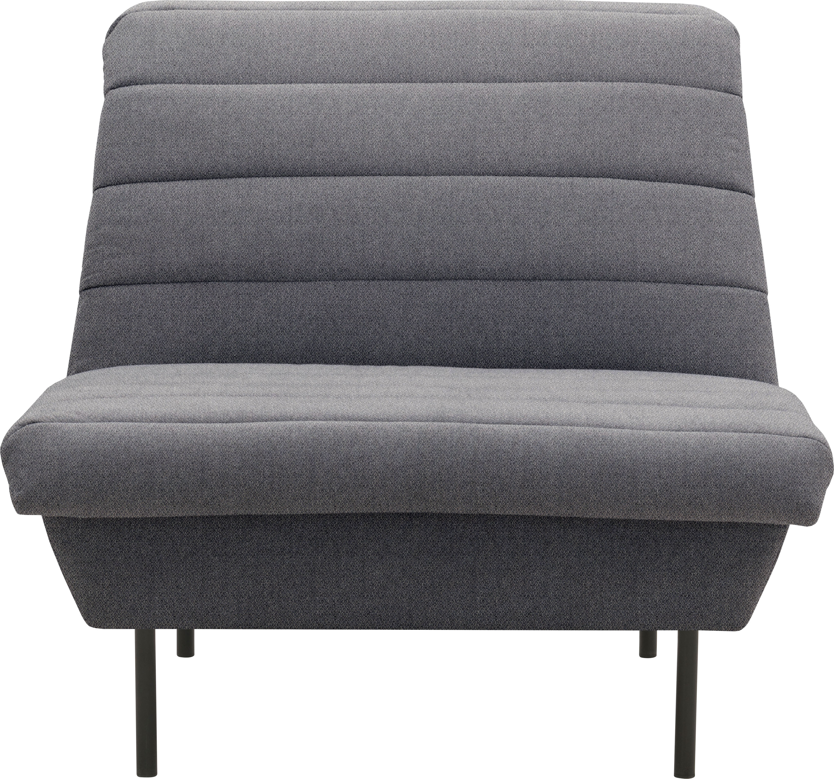 Sessel "LOOKS IX", blau (blau, grau), B:92cm H:92cm T:103cm, 70% Polyester (recycelt), 30% Polyester, LOOKS BY WOLFGANG JOOP, Sessel, Sessel, Quersteppung, ohne Armlehnen