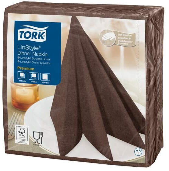 TORK Servietten 39,0 x 39,0 cm 1-lagig kakao 478781